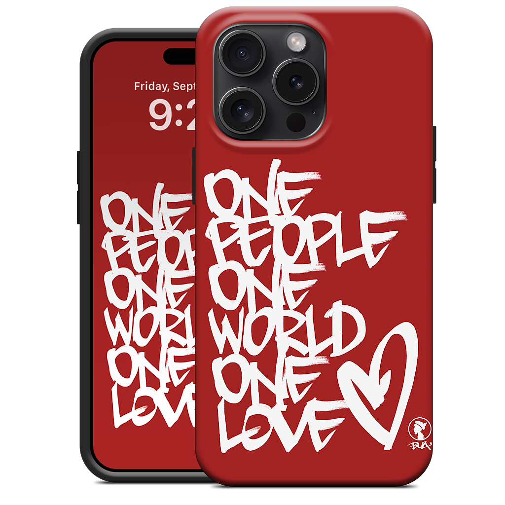 One People, One World, One Love iPhone Case