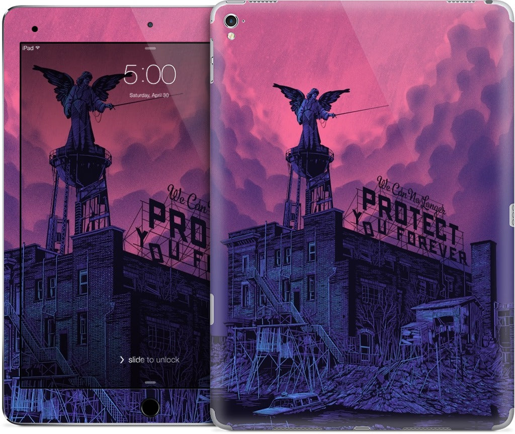 We Can No Longer Protect You iPad Skin