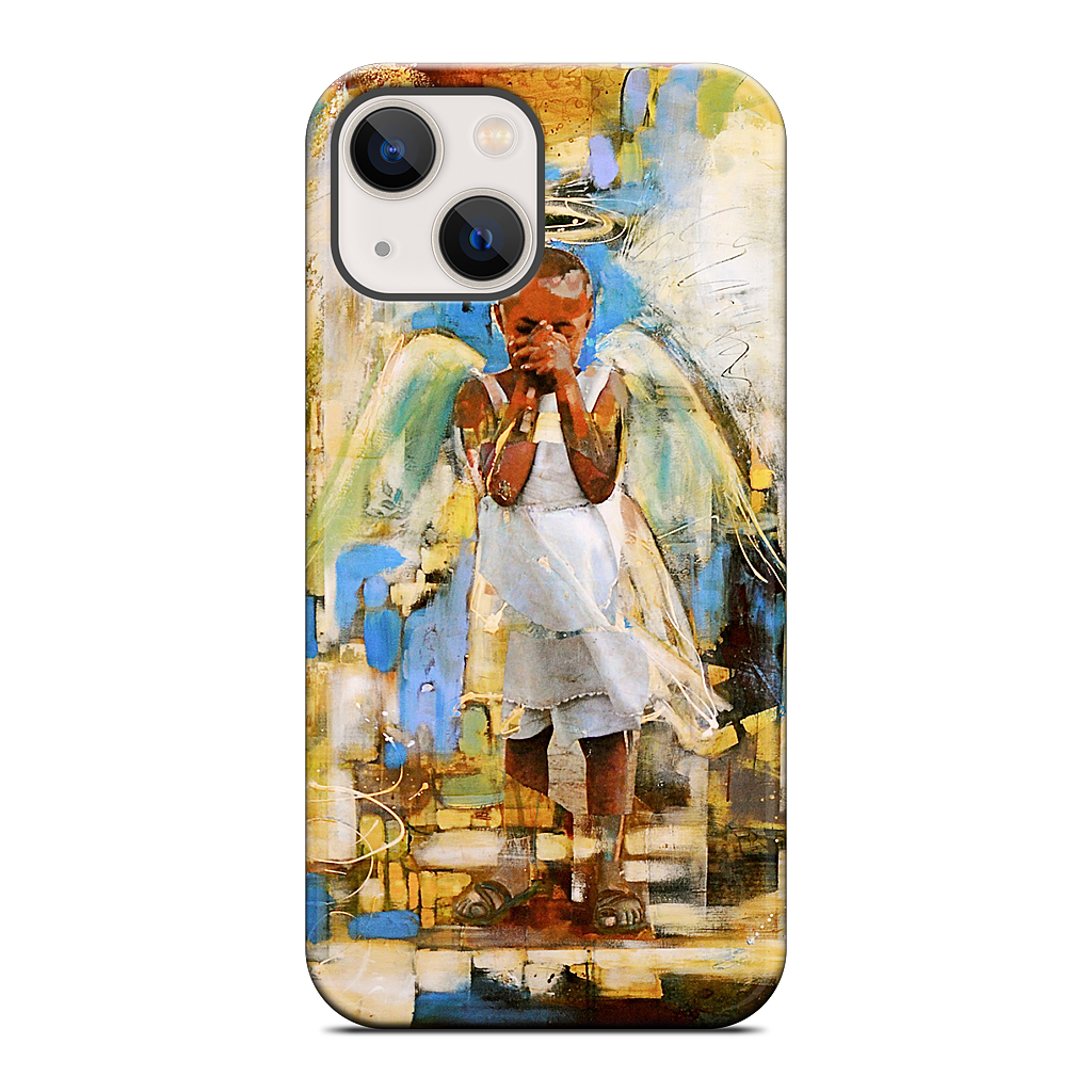 Shy Angel iPhone Case