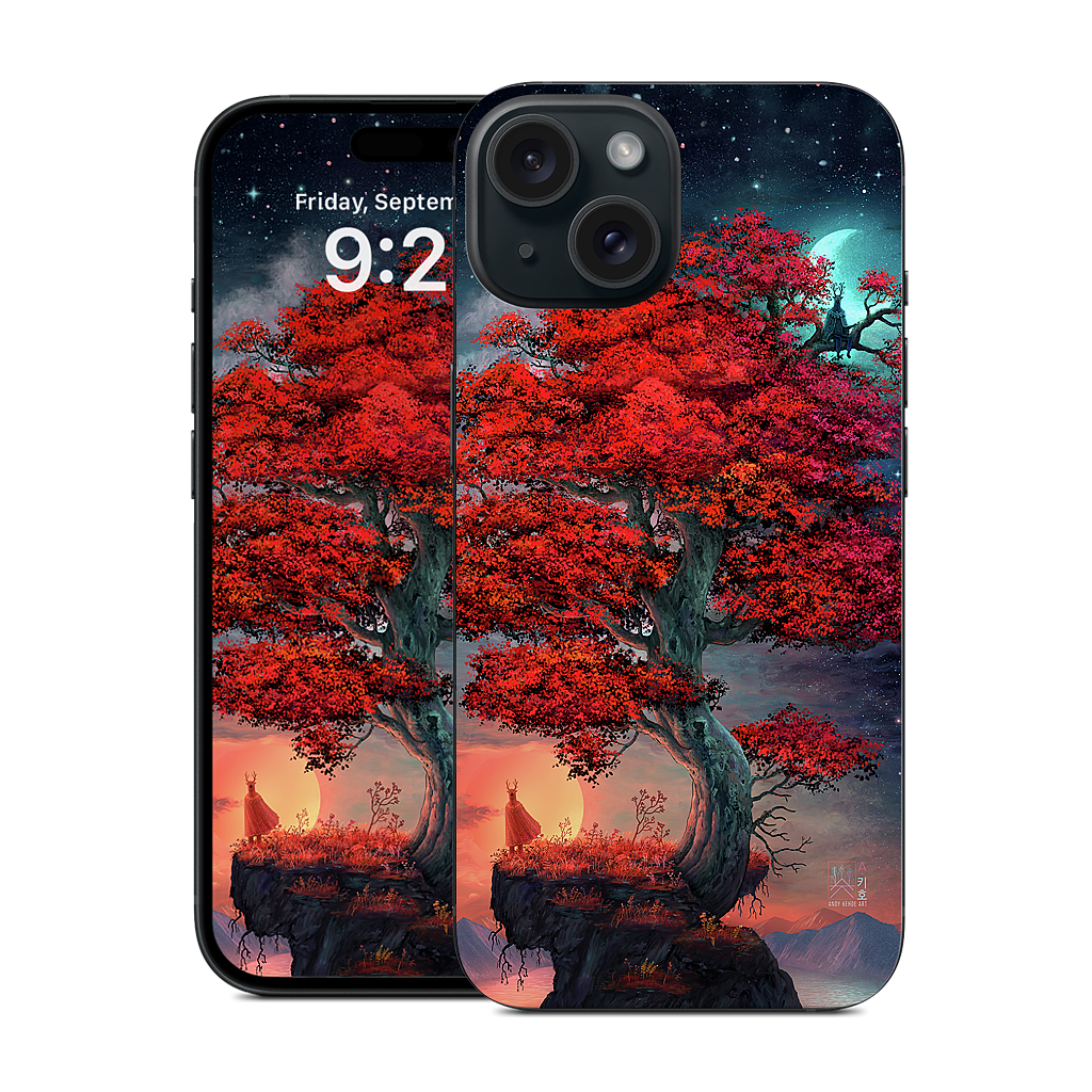 Light & Dark in Equal Parts iPhone Skin