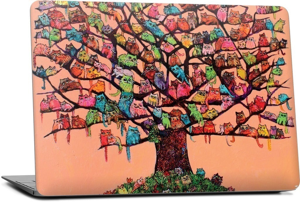 "Meau Tree" MacBook Skin