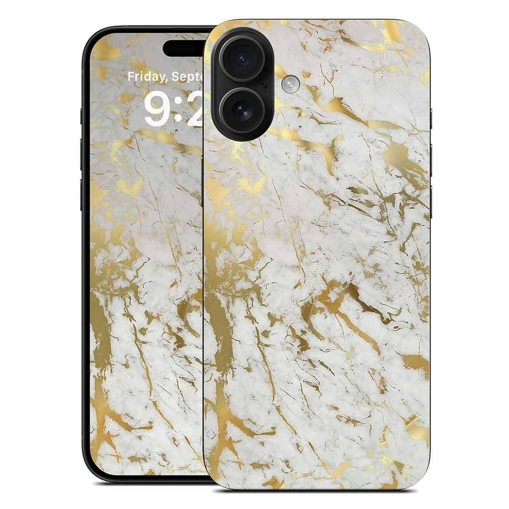 Gold Marble iPhone Skin