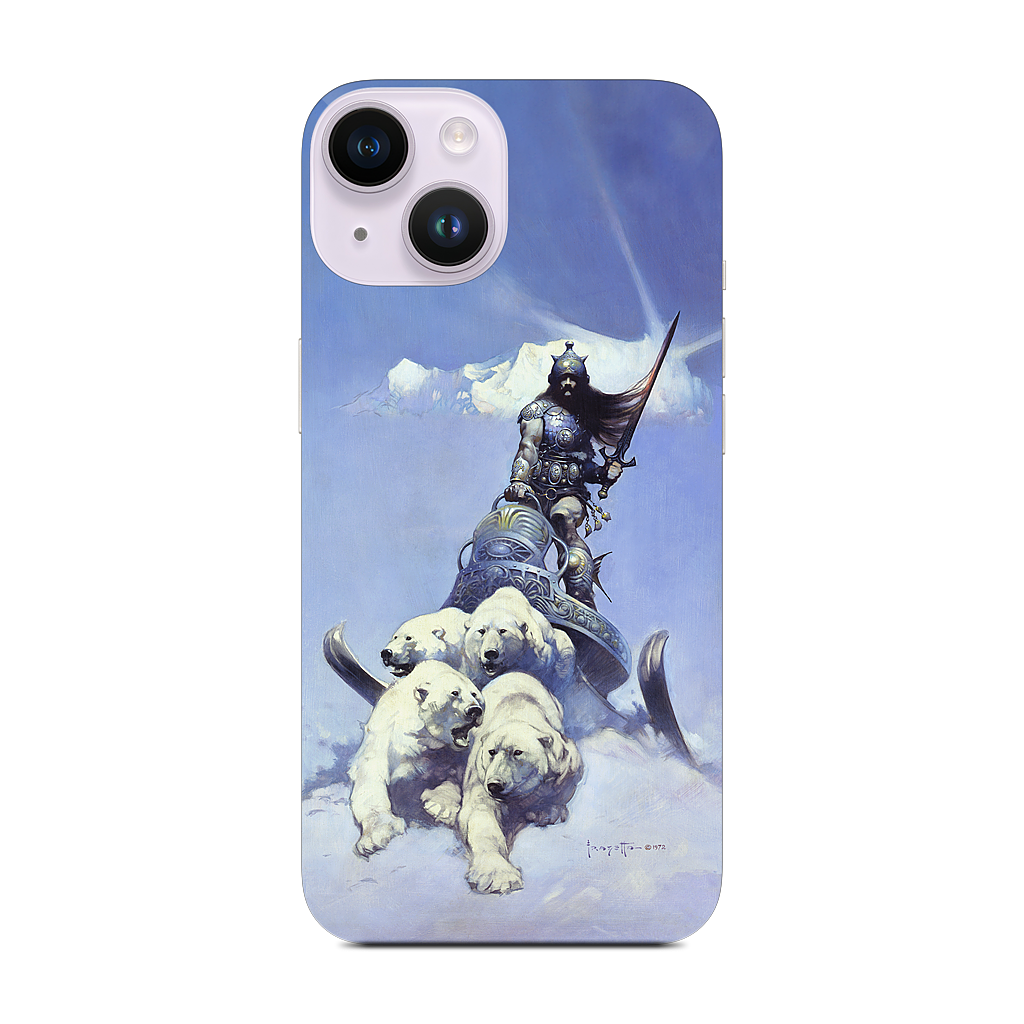 Silver Warrior iPhone Skin