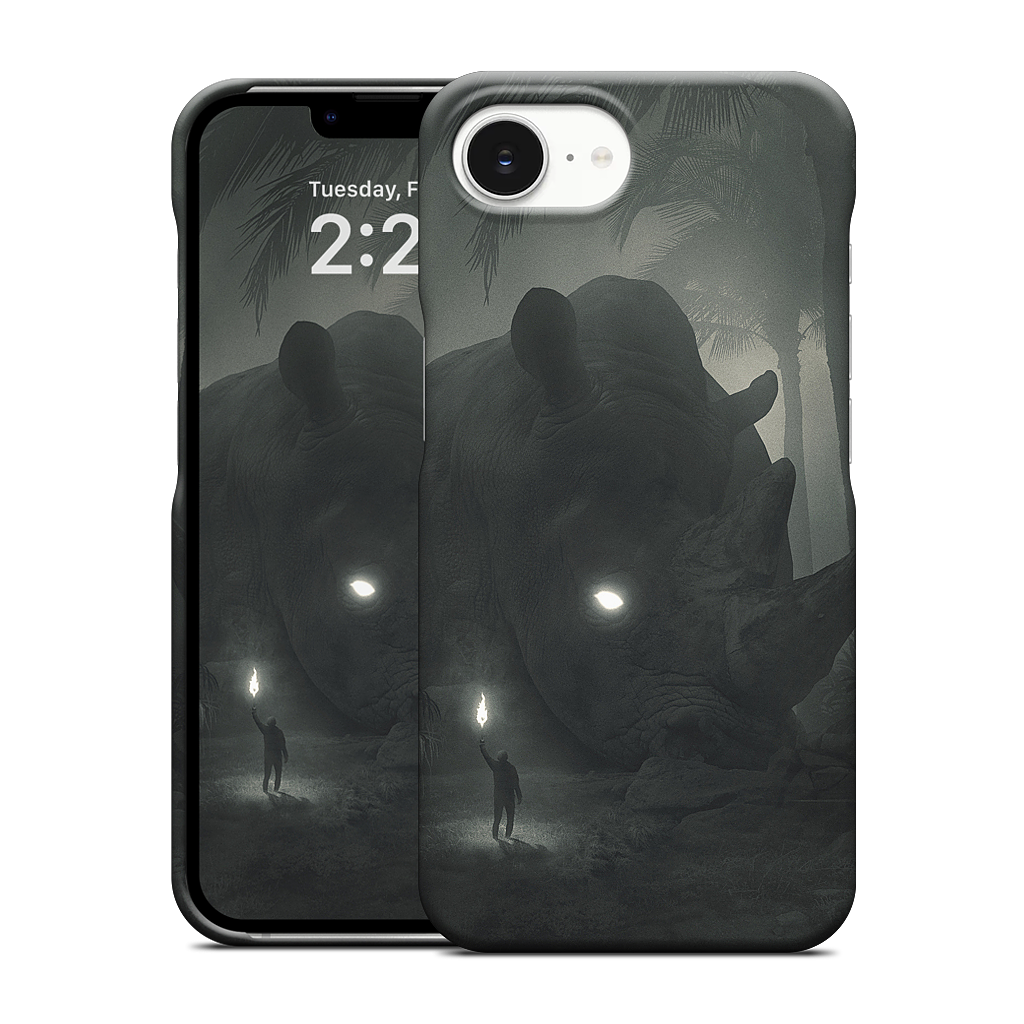 Face of Fear iPhone Case