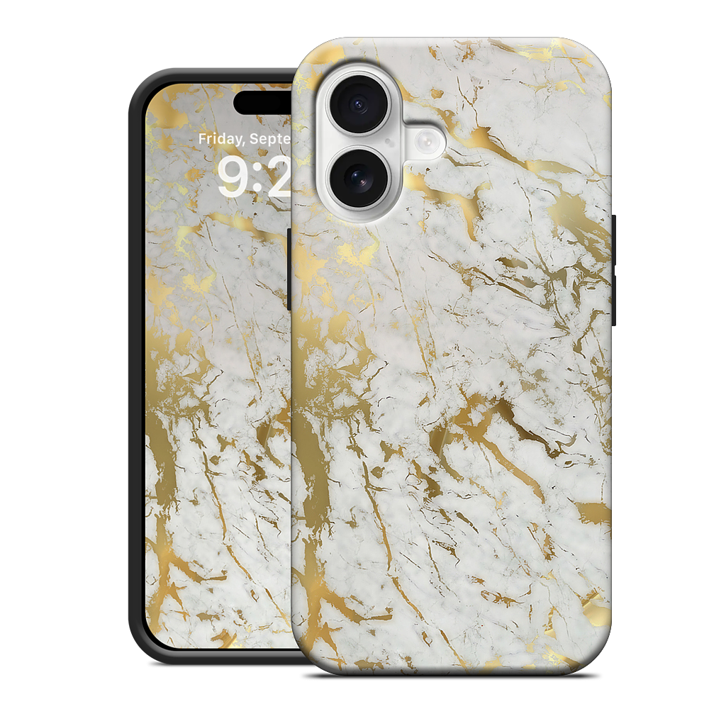 Gold Marble iPhone Case