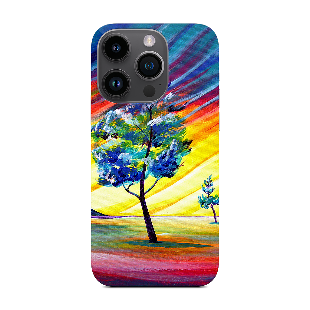 Thick Frost Sunset Glow iPhone Skin
