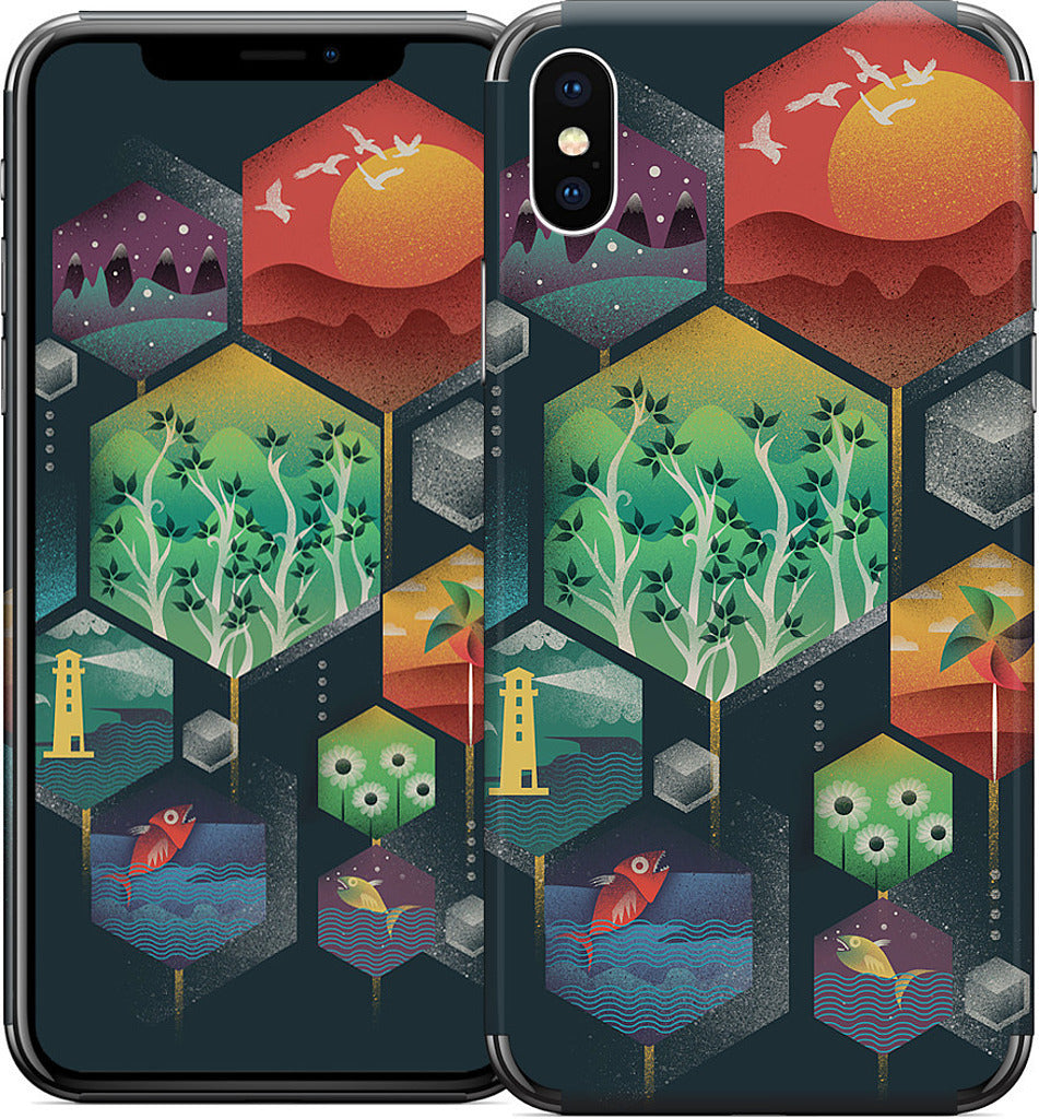 Geometrical Wonders iPhone Skin