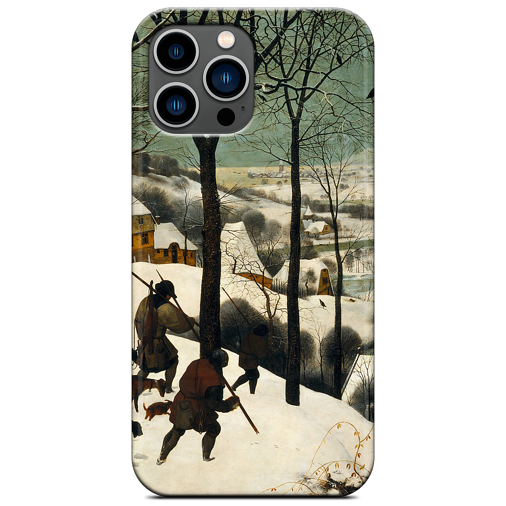 Hunters in the Snow iPhone Case