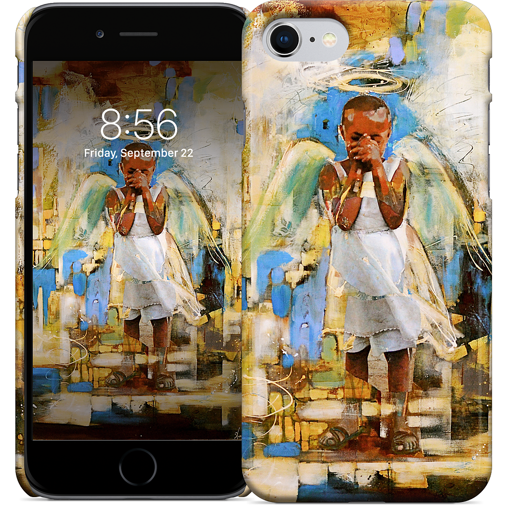 Shy Angel iPhone Case