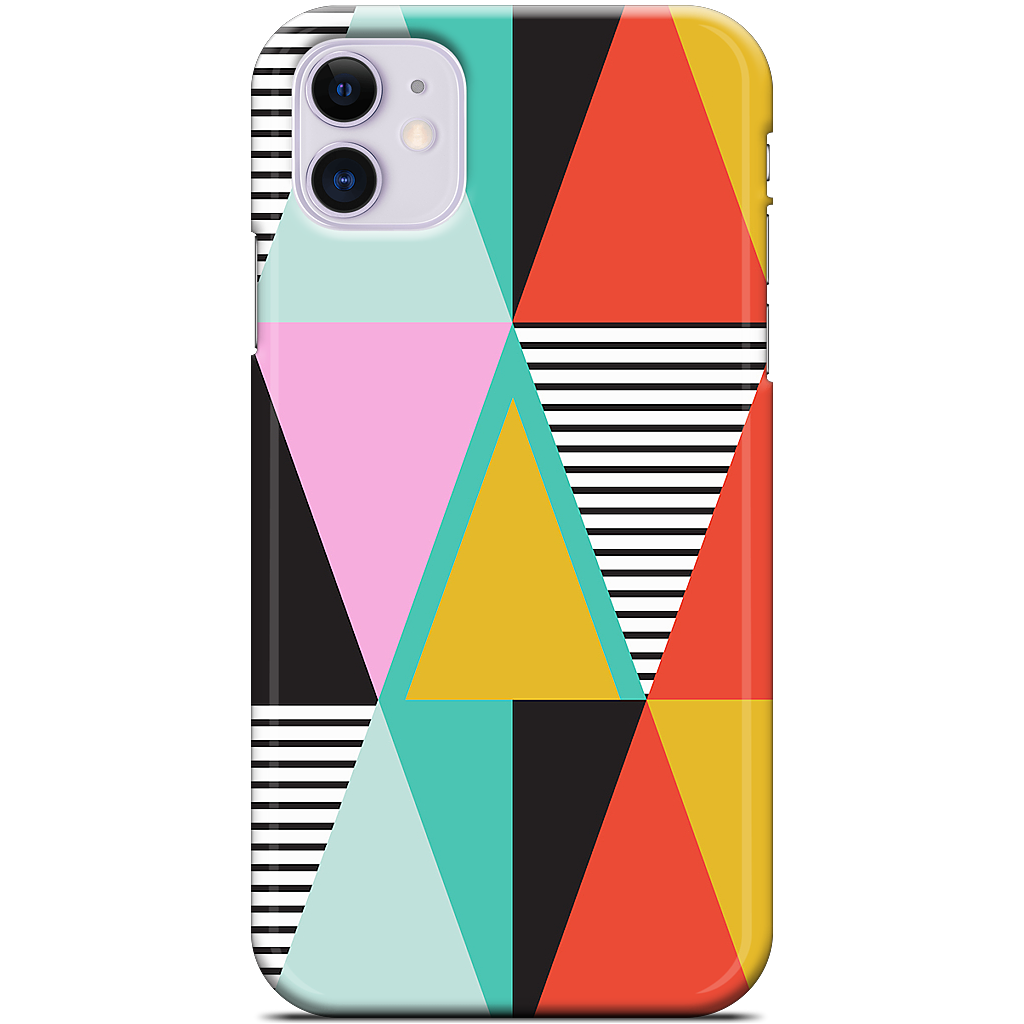 Graphic Triangles iPhone Case