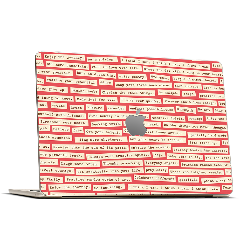 Happy Thoughts MacBook Skin