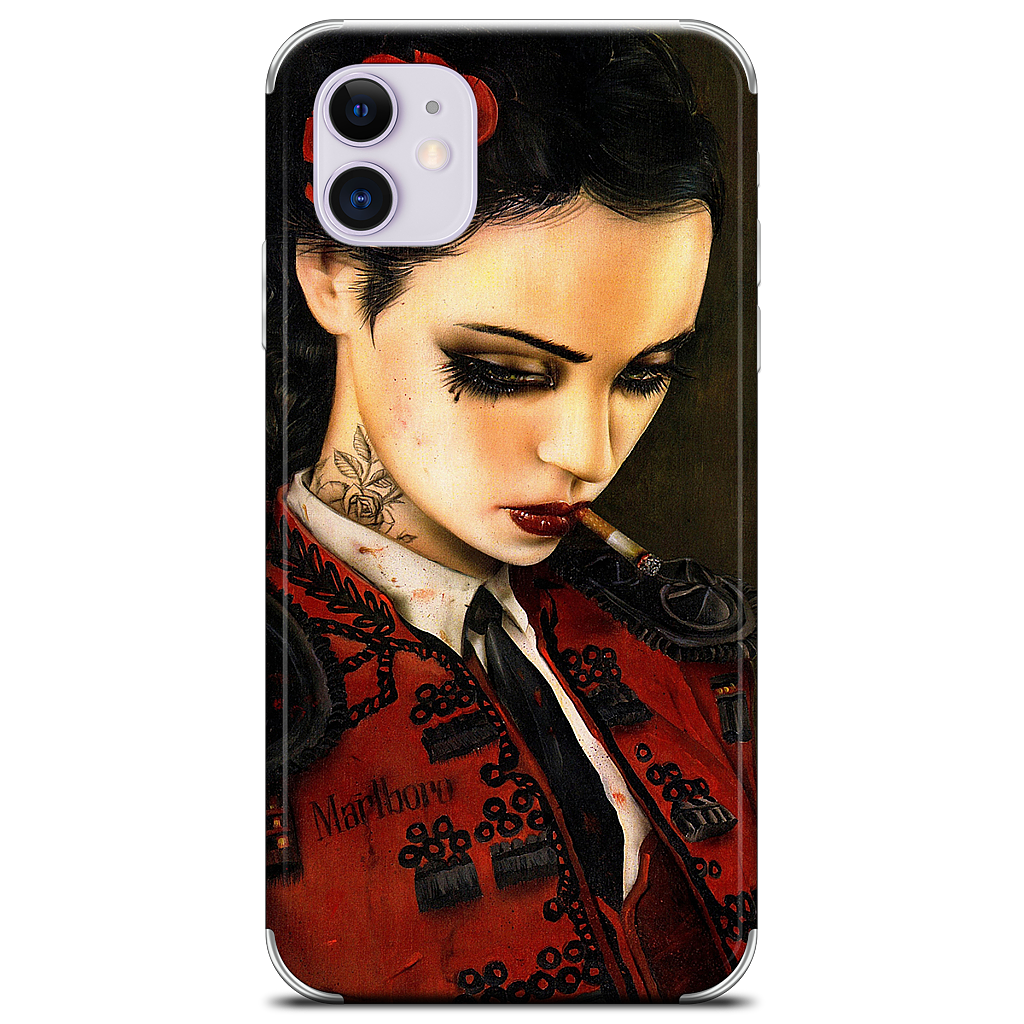 Bull Fight Her iPhone Skin