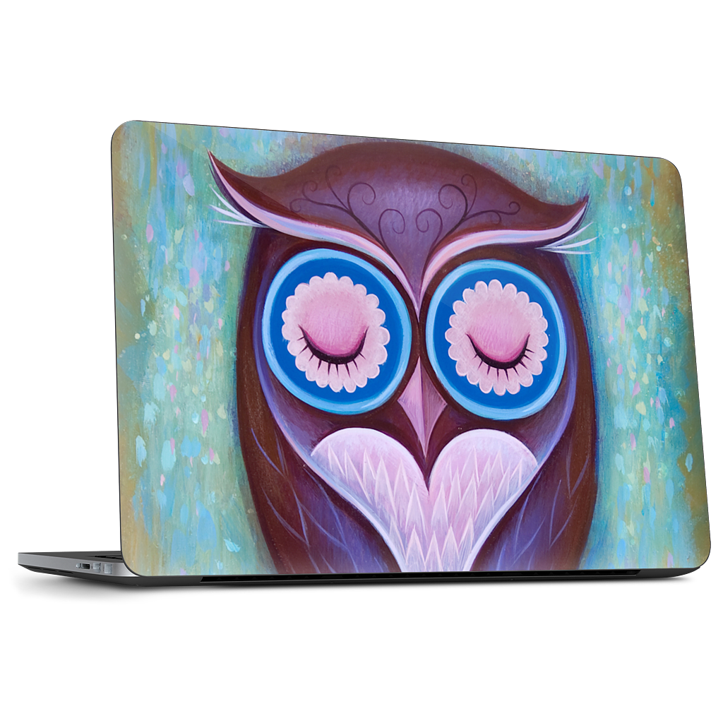 Sleepy Owl Dell Laptop Skin
