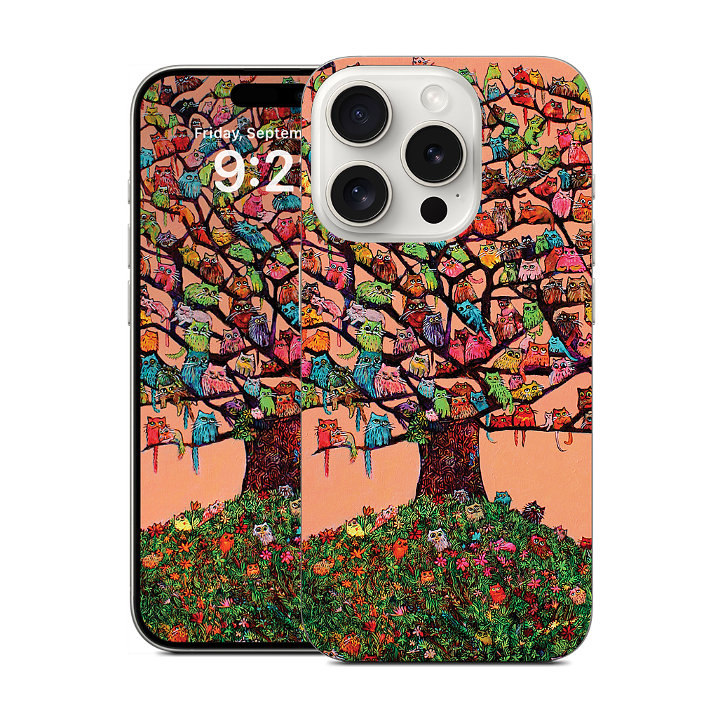 "Meau Tree" iPhone Skin