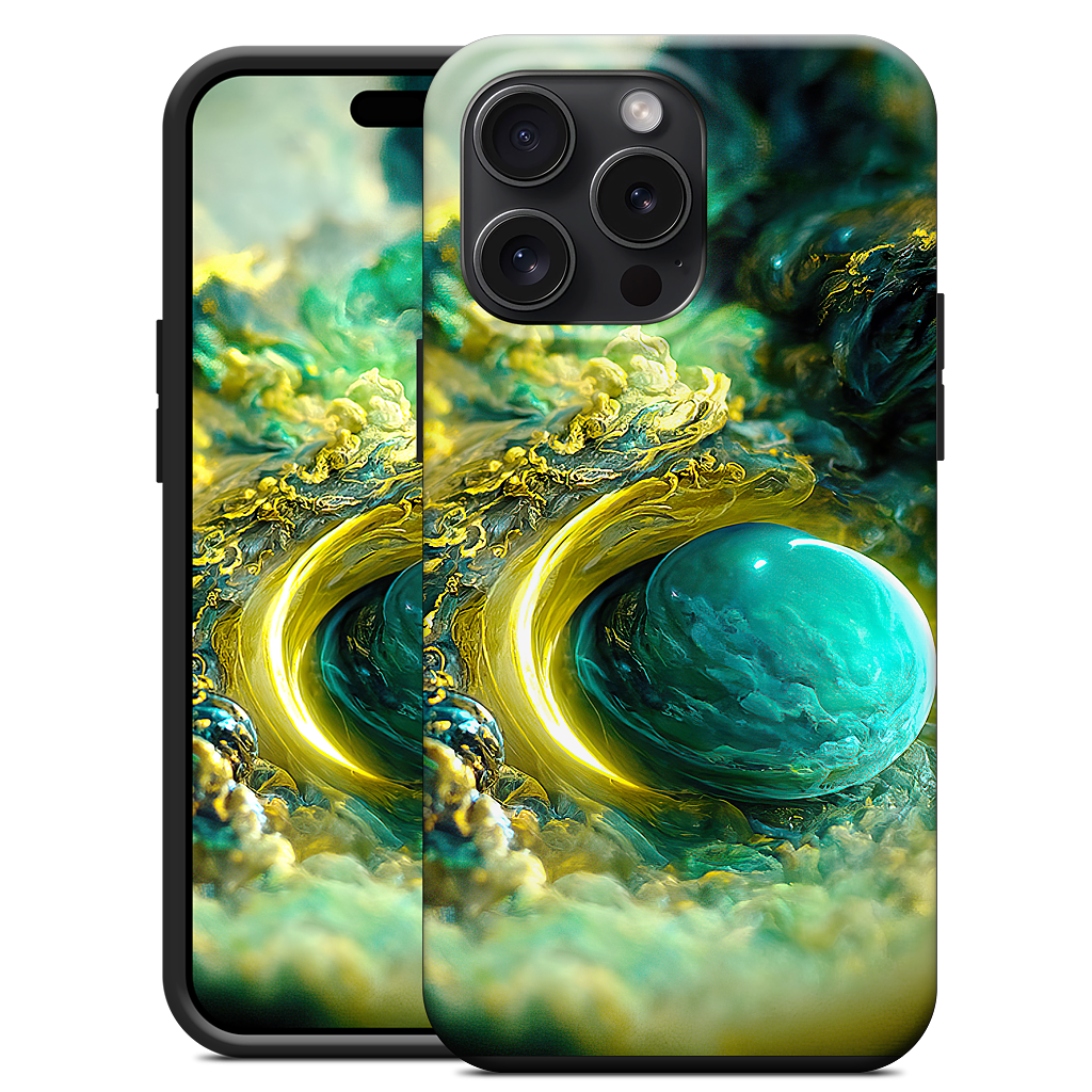 Planetary Accretion iPhone Case
