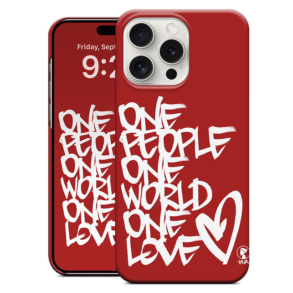 One People, One World, One Love iPhone Case