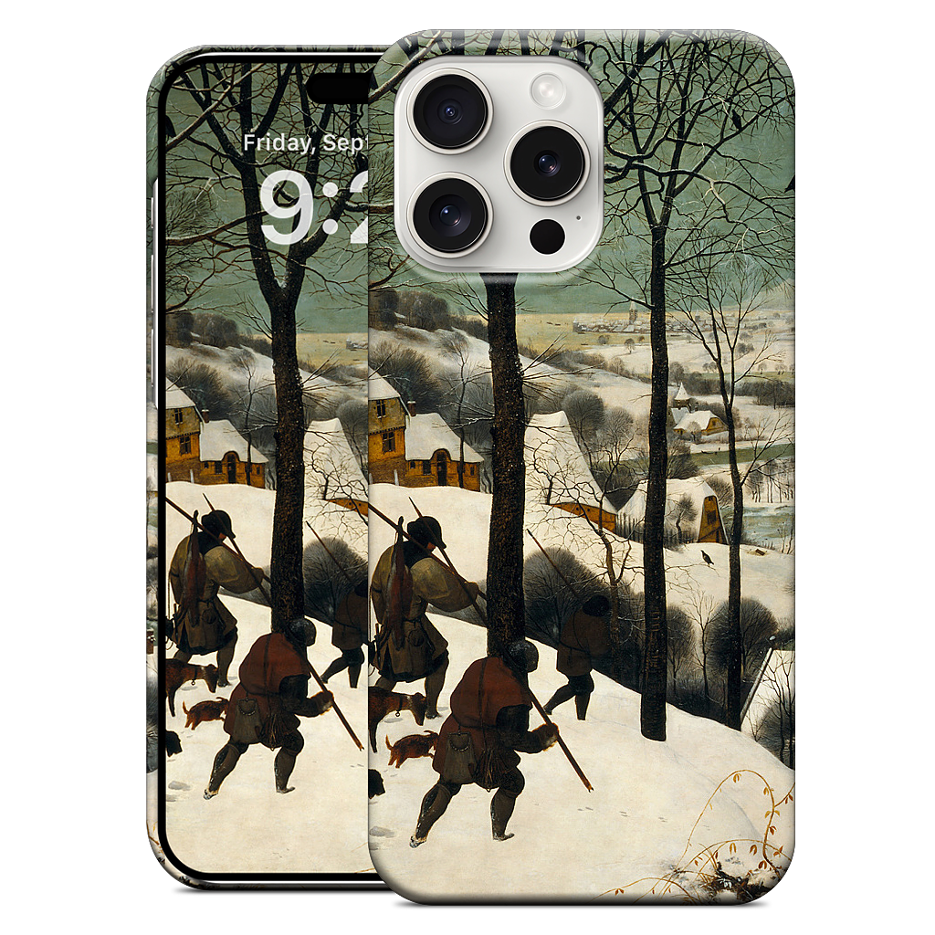 Hunters in the Snow iPhone Case