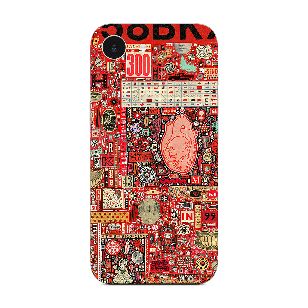 Big Numbers - Heart and Teeth iPhone Skin