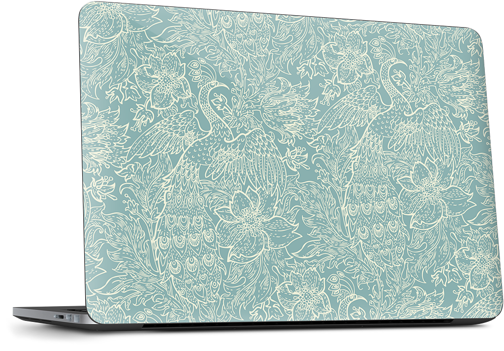 Peacock Dell Laptop Skin