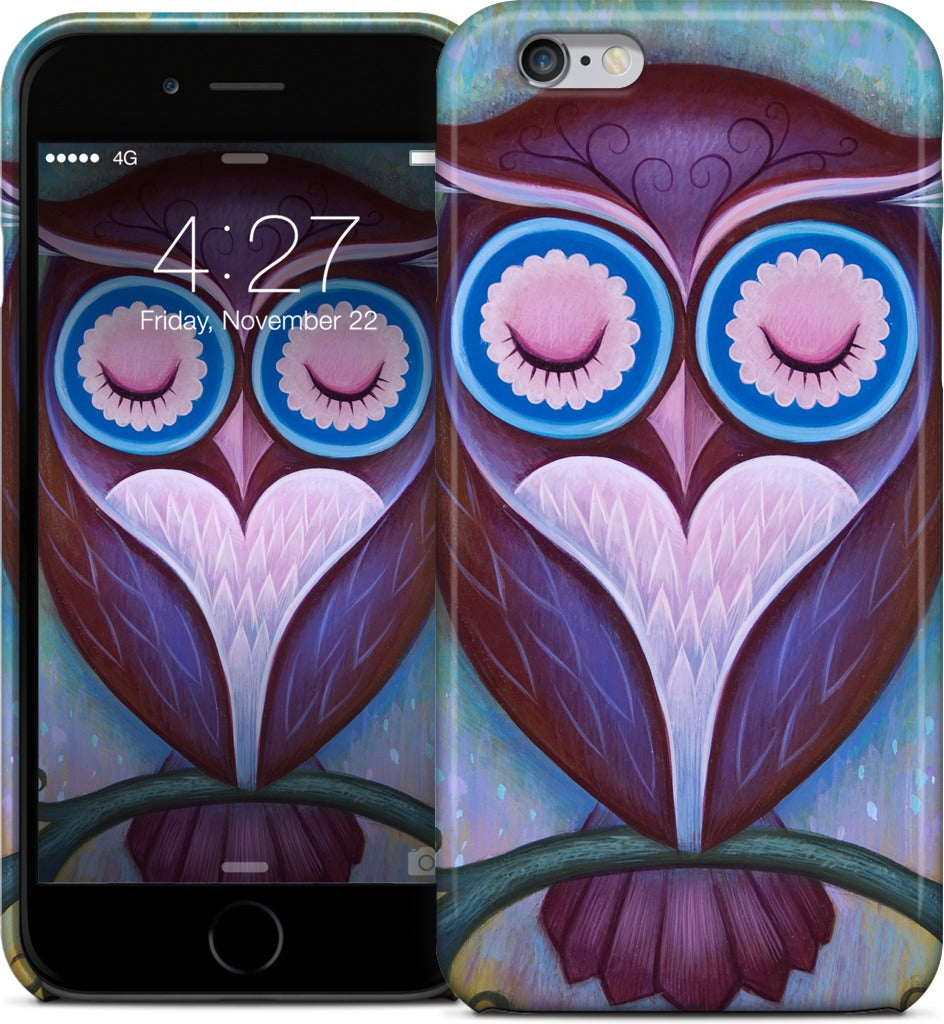 Sleepy Owl iPhone Case