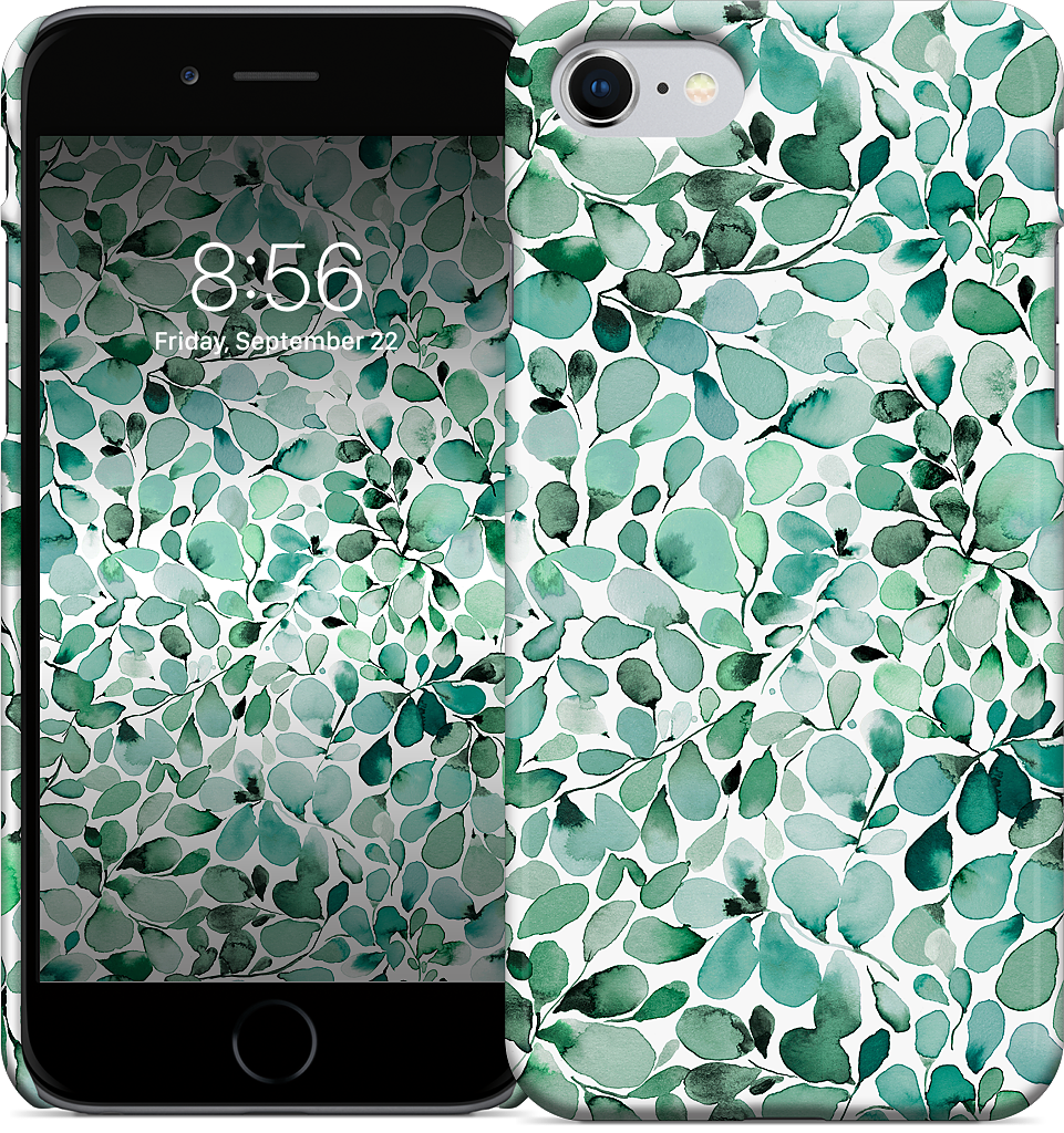 Eucalyptus Leafy Green iPhone Case