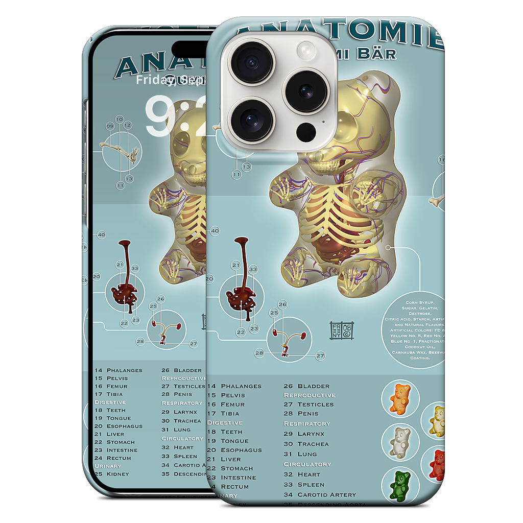 Gummi Anatomie iPhone Case
