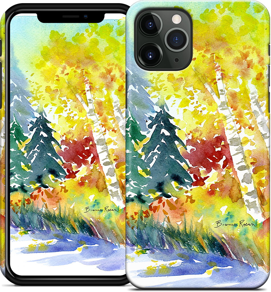 Fall Trees iPhone Case