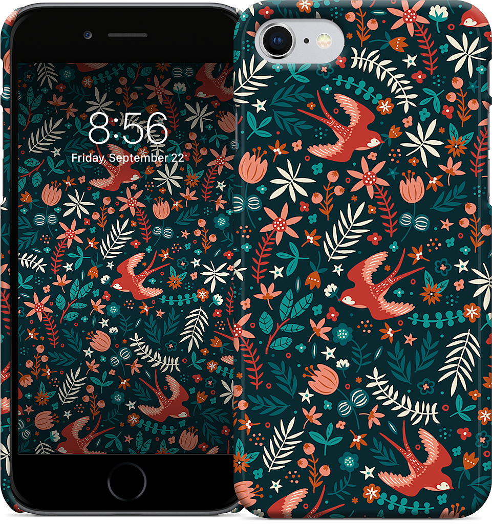 Flying Swallows iPhone Case