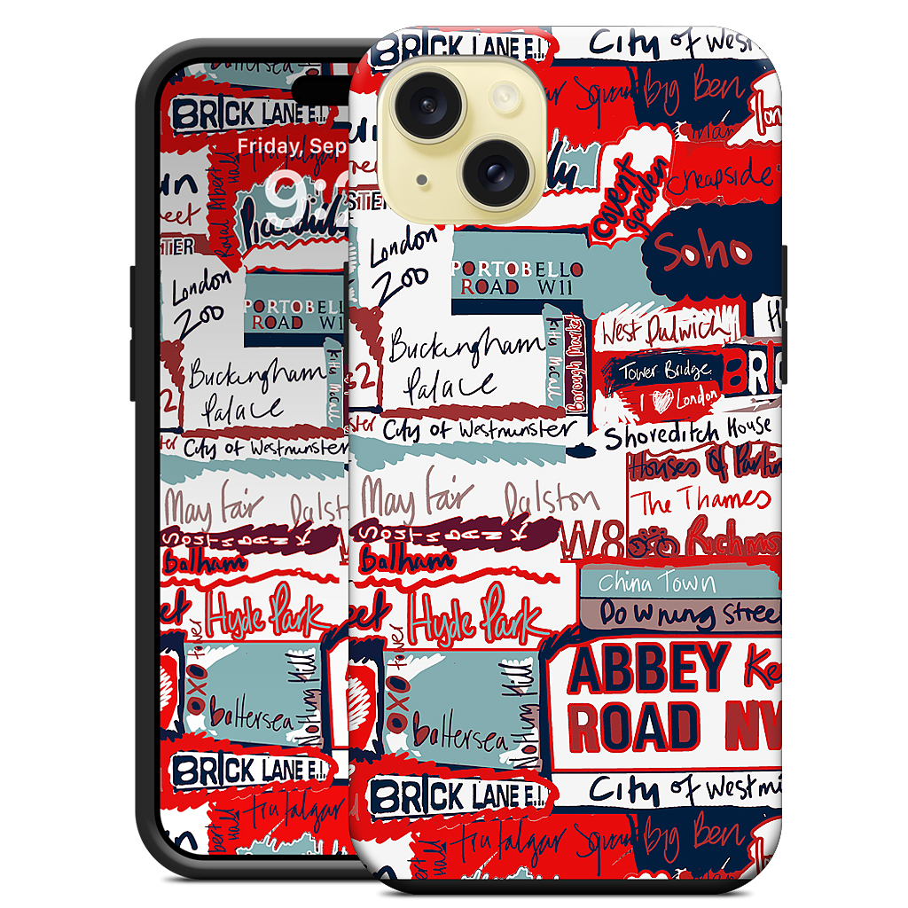 London Words iPhone Case