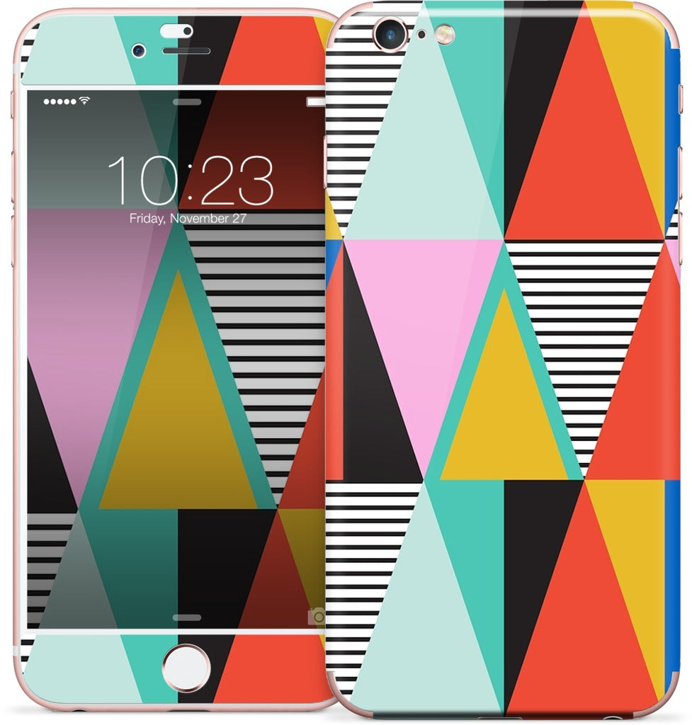 Graphic Triangles iPhone Skin