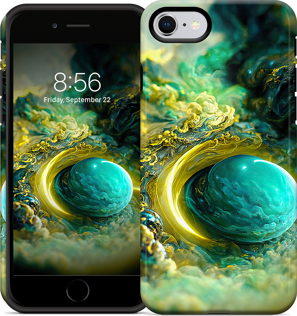 Planetary Accretion iPhone Case