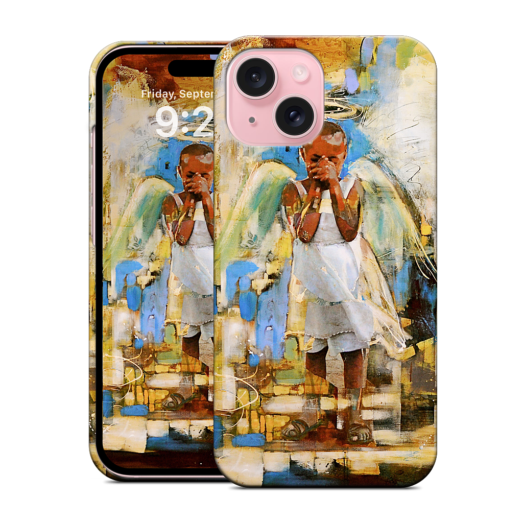 Shy Angel iPhone Case