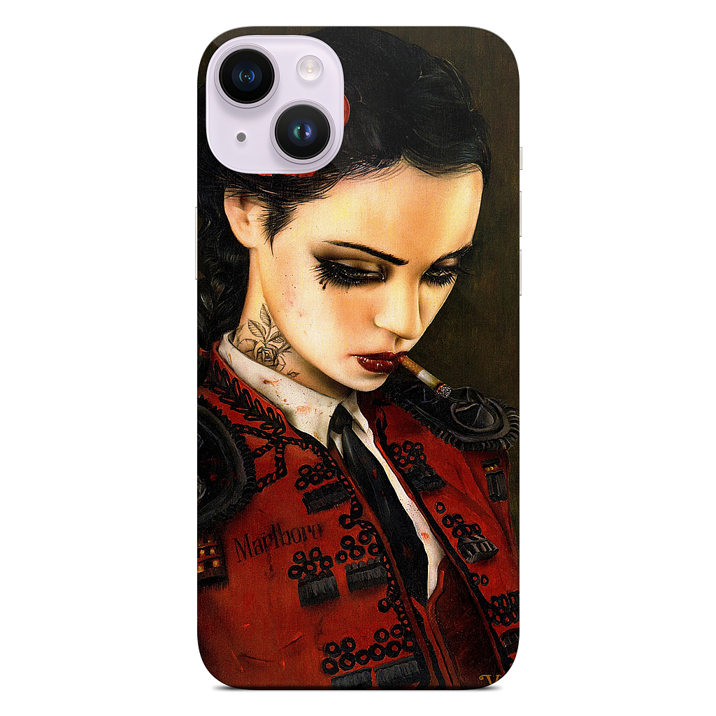 Bull Fight Her iPhone Skin