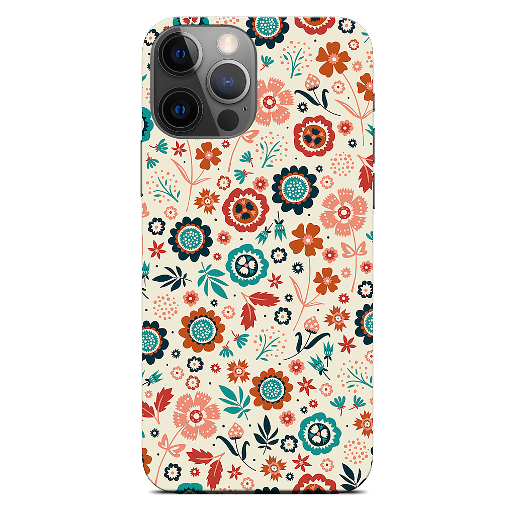 Folk Flowers iPhone Skin