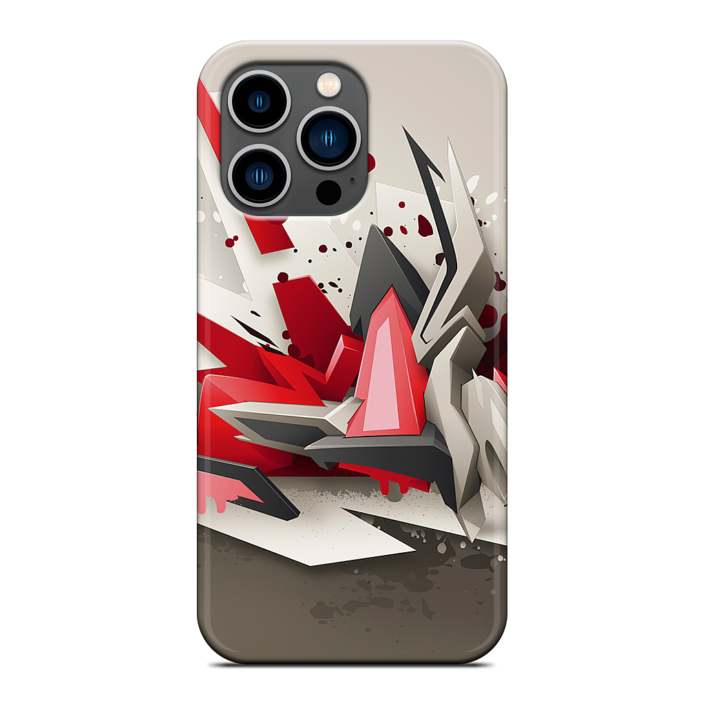 Red Metal iPhone Case