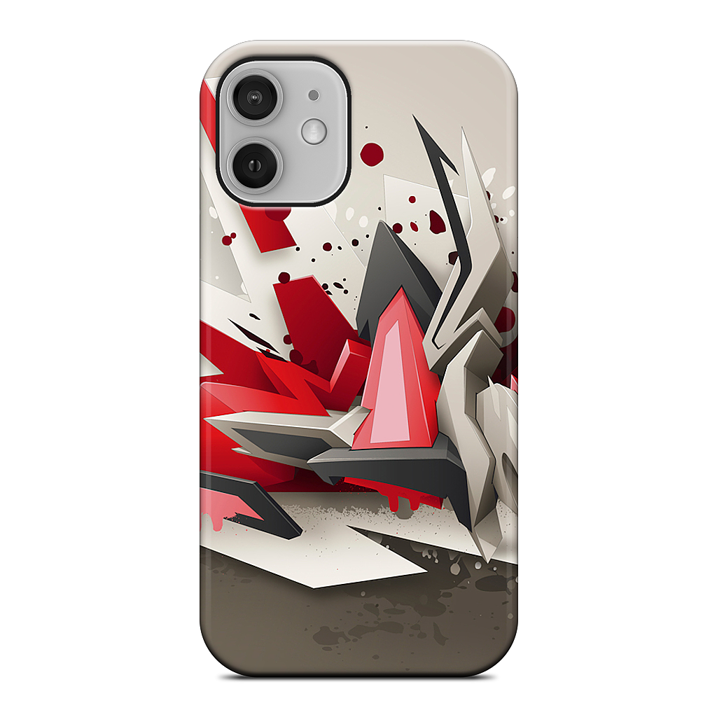 Red Metal iPhone Case