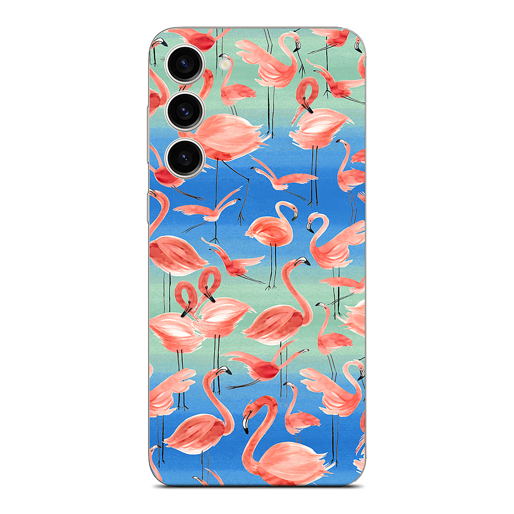 Flamingos Samsung Skin