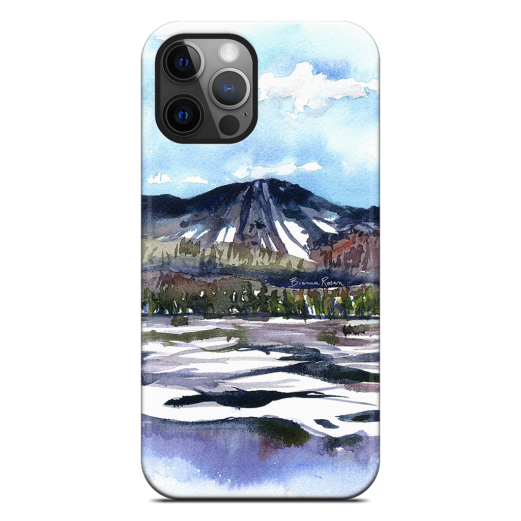 Ski Mountain iPhone Case