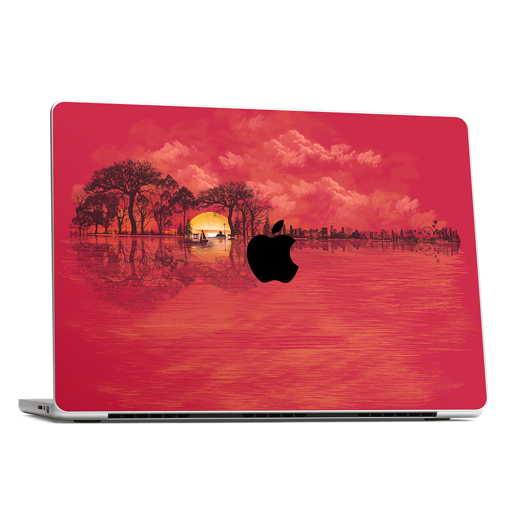 Musical Sunset MacBook Skin