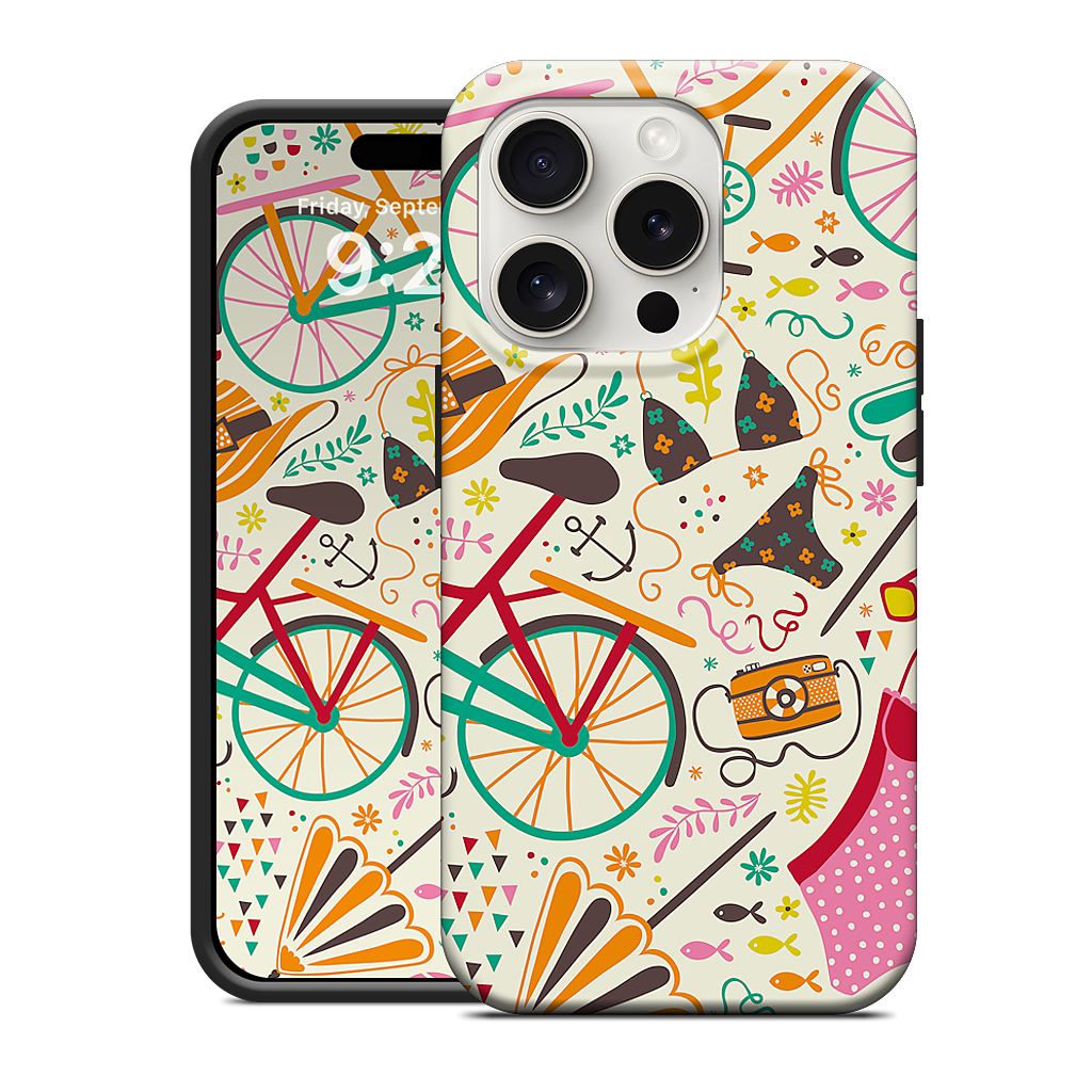 Seaside Cycle iPhone Case