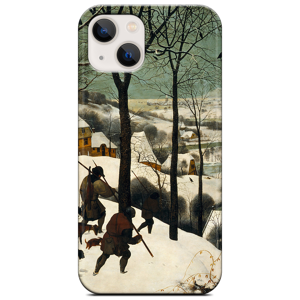 Hunters in the Snow iPhone Case