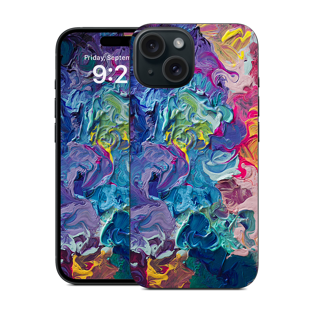 Rainbow Flow Abstract iPhone Skin