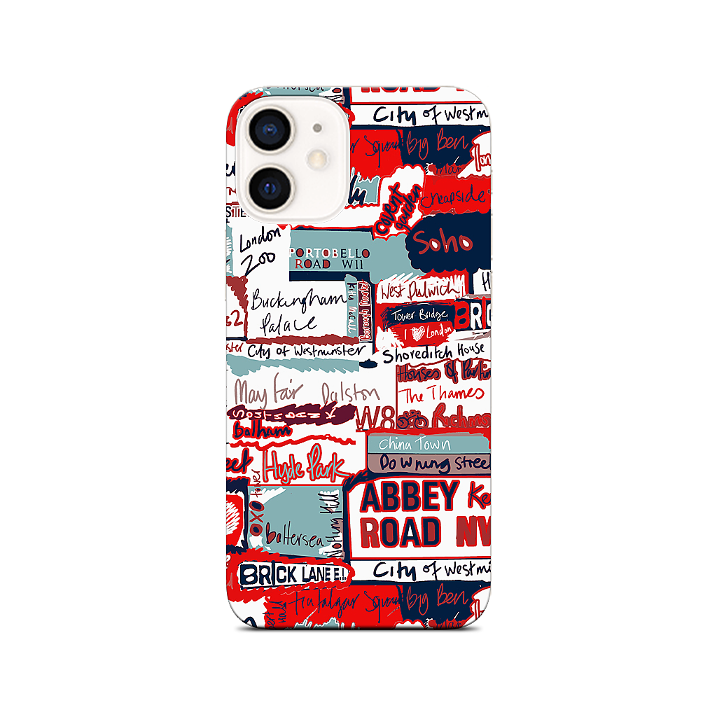 London Words iPhone Skin