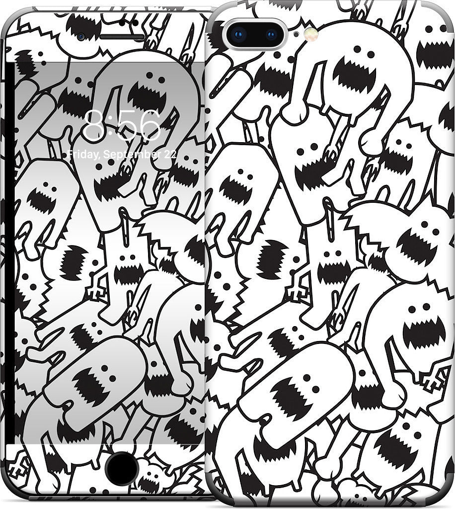 Monster Collage iPhone Skin