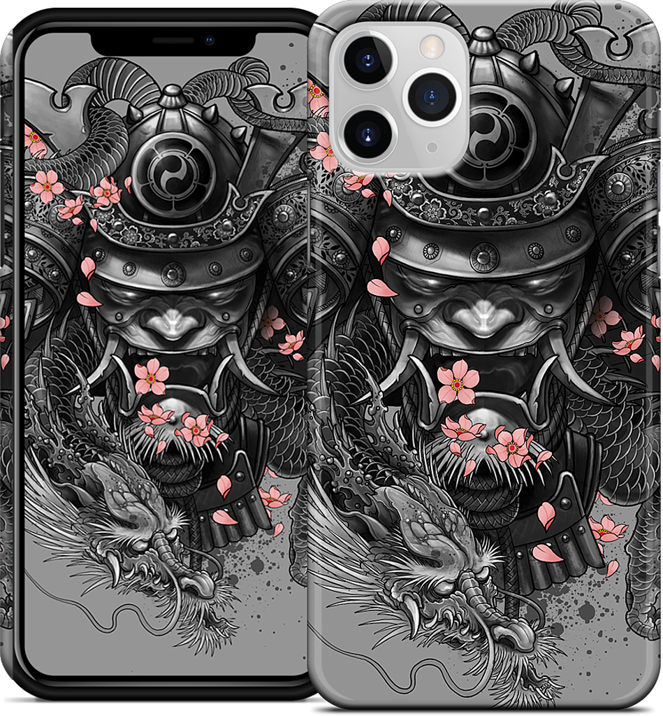 Samurai Dragon iPhone Case