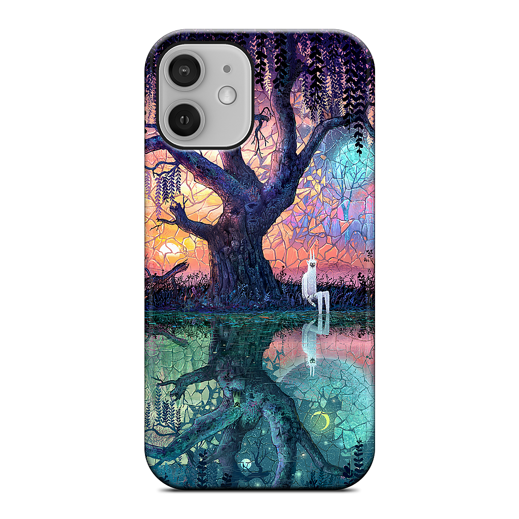 On the Banks of Broken Worlds iPhone Case