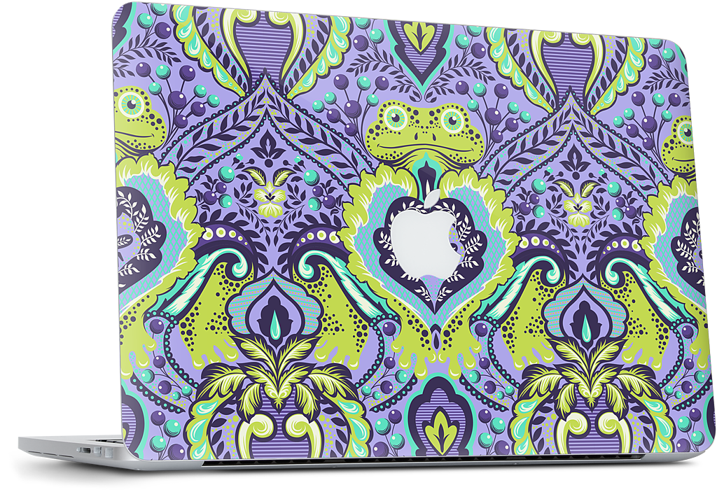 Frog Prince Orchid MacBook Skin