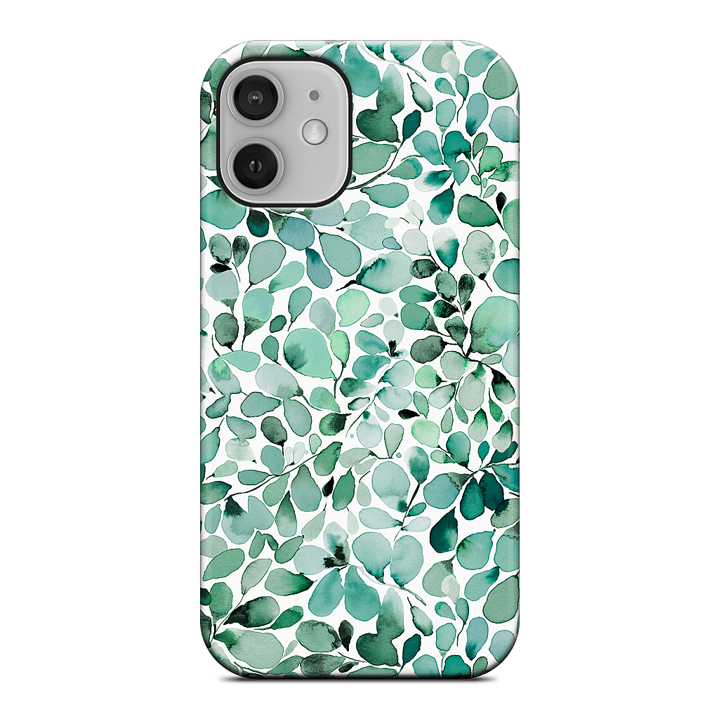Eucalyptus Leafy Green iPhone Case