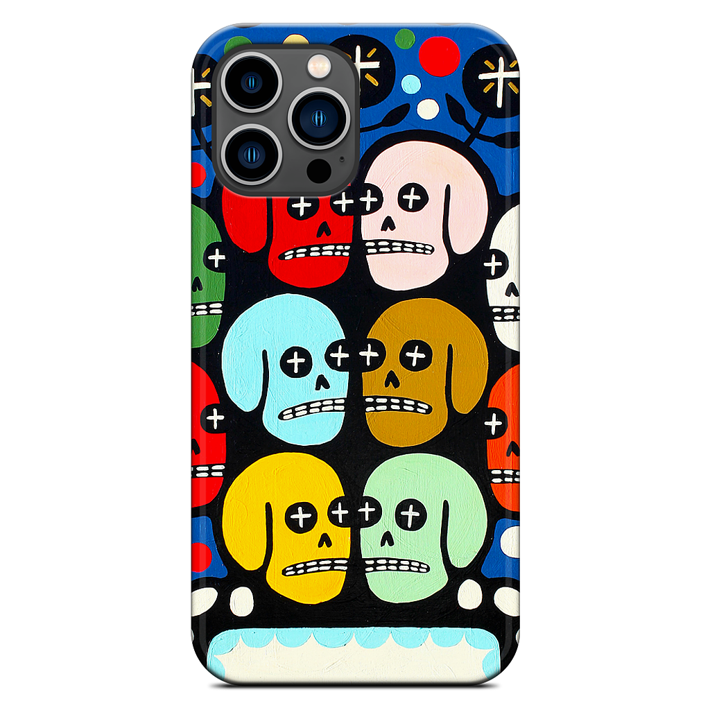 The Many Colors Of Death iPhone Case