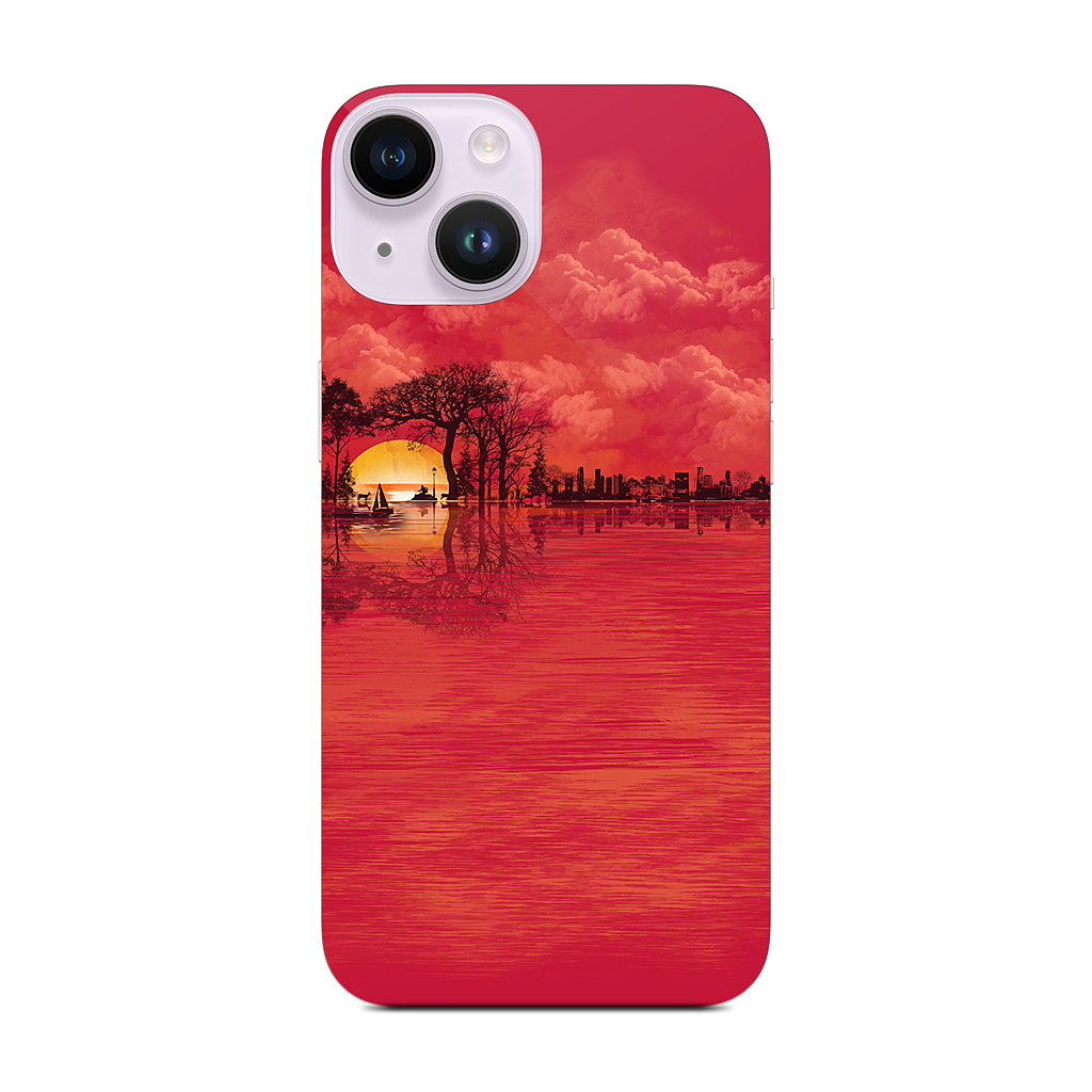 Musical Sunset iPhone Skin